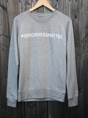 Size S - Brand New ECOALF Women's Gray Organic Cotton Sweatshirt
